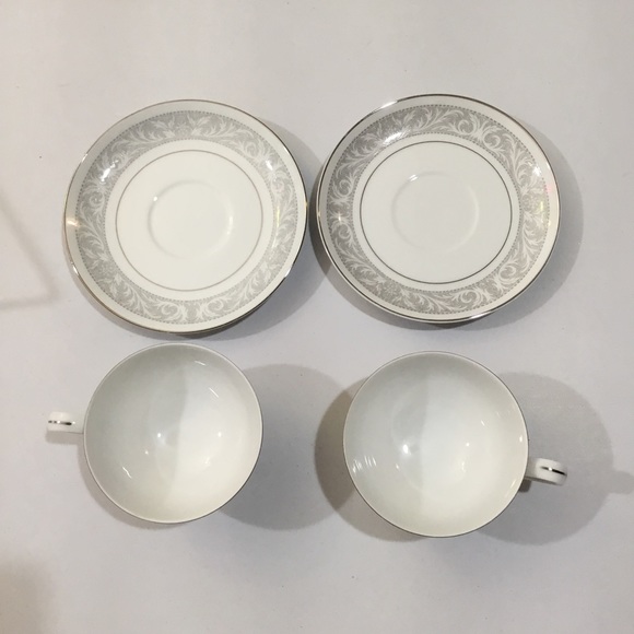 Vintage 70’s Imperial ‘Whitney’ China Coffee cups and saucers Set of 4 - Picture 3 of 12